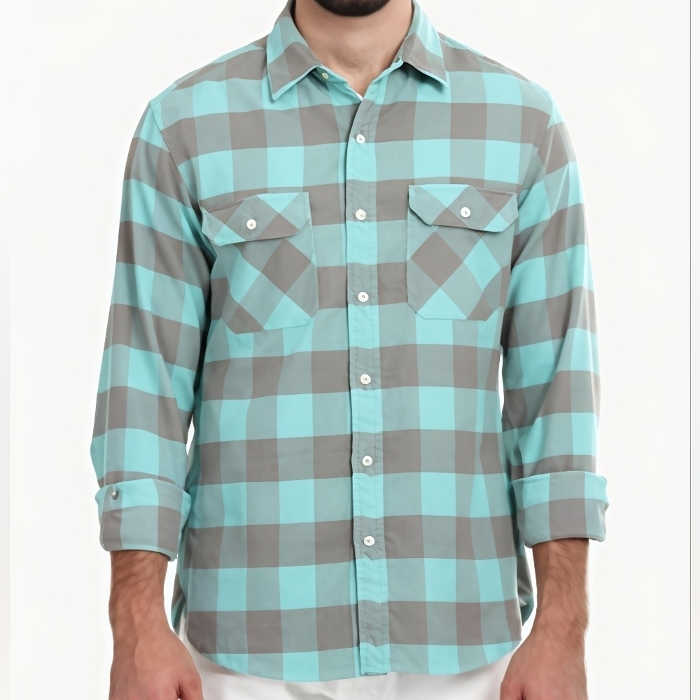 Bonobos Plaid Long Sleeve Button Up Shirt Cotton Flannel Size XL Mens